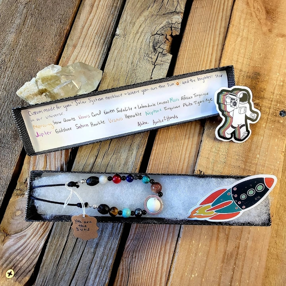Solar System Necklace - Picture 2 of 2